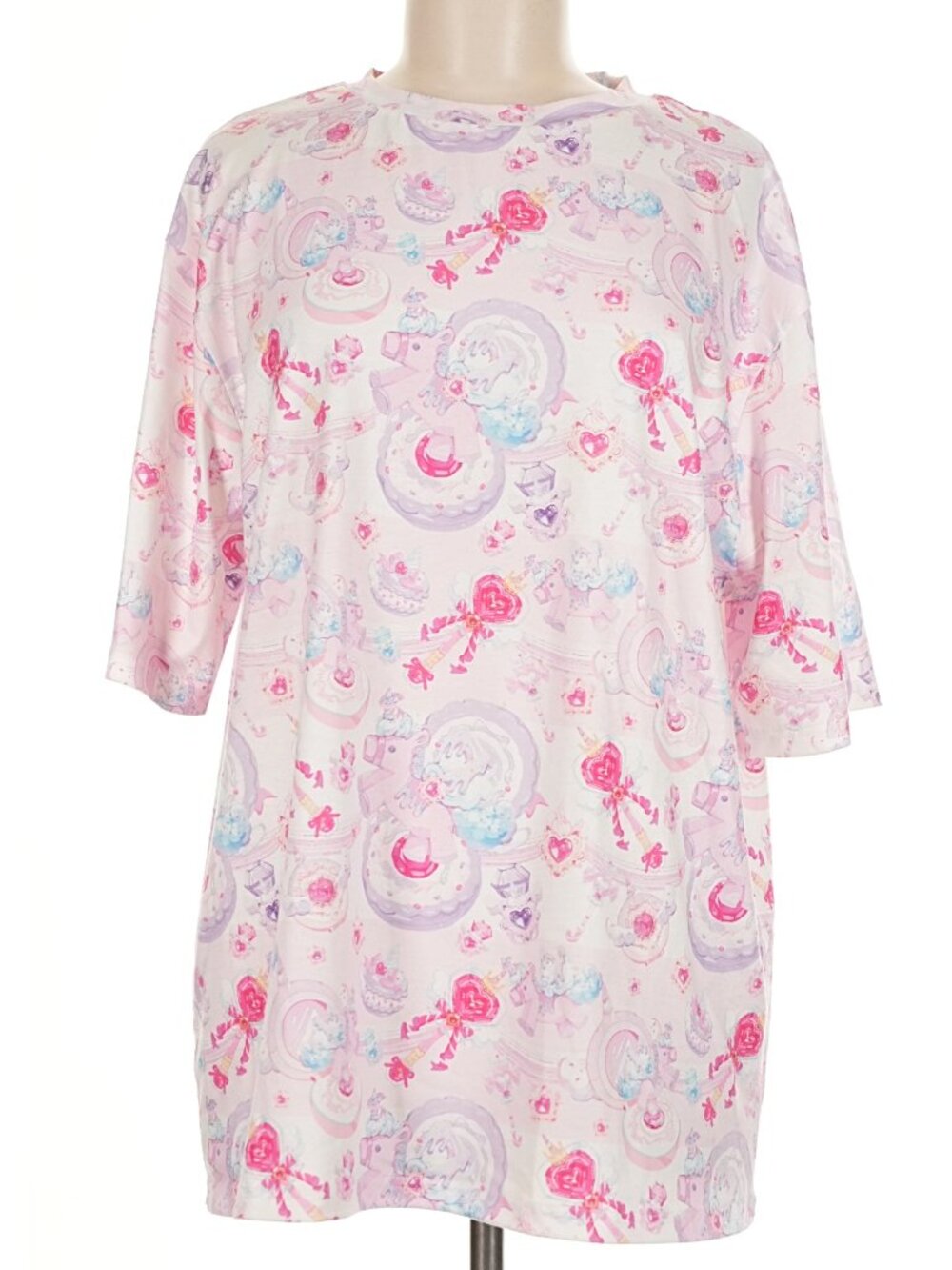 ACDC RAG Sweet Magical Unicorn yume kawaii girly kei T-Shirt - Pink - Picture 5 of 8